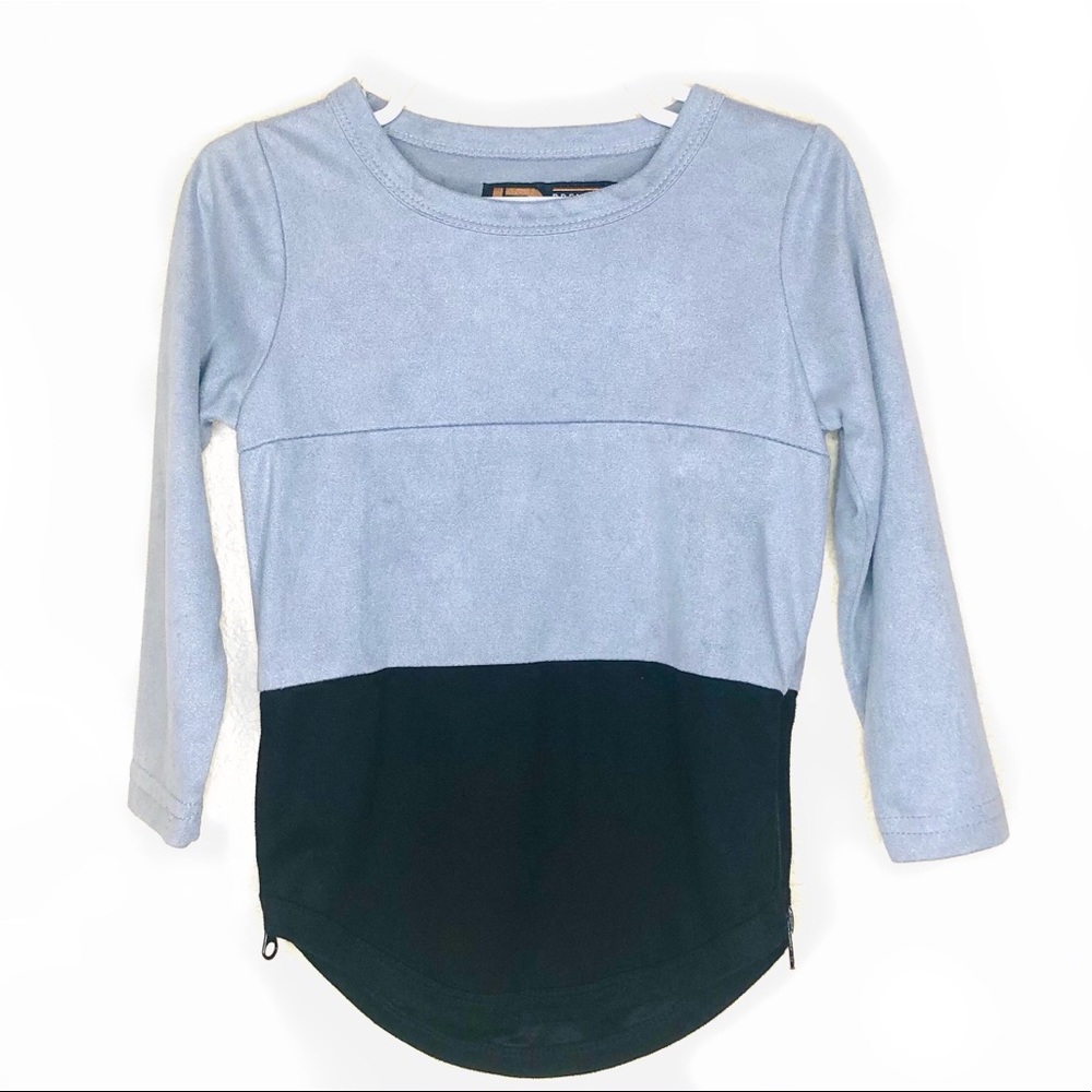 Boy’s Stylish Soft Gray & Black LR Scoop NY Shirt